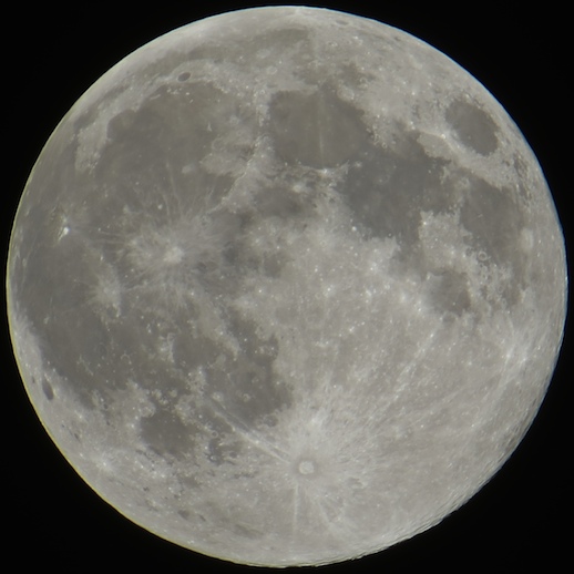 Supermoon taken with Canon SX50 HS