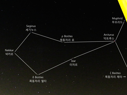 Constellation Boötes taken with Canon SX50 HS