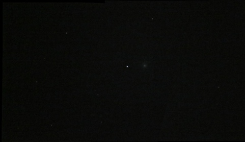 SX50 HS로 촬영한 C/2013 R1 러브조이 혜성 - 넓게 보기