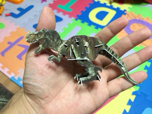 InoQ Tyrannosaurus moving 3D kit assembled